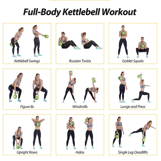 20lbs Kettlebell Set, Strength Training Kettlebells Weights