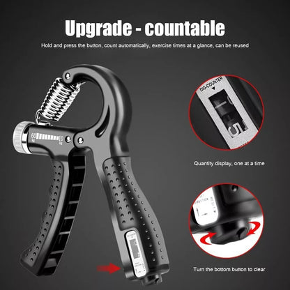Adjustable Grip Trainer - Black