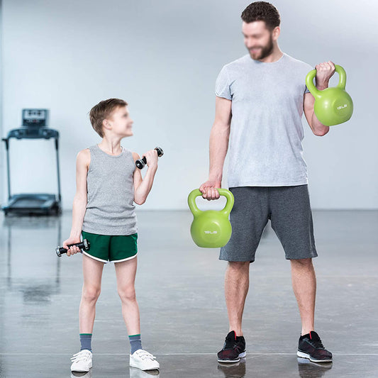 15lbs Kettlebell Set, Strength Training Kettlebells Weights