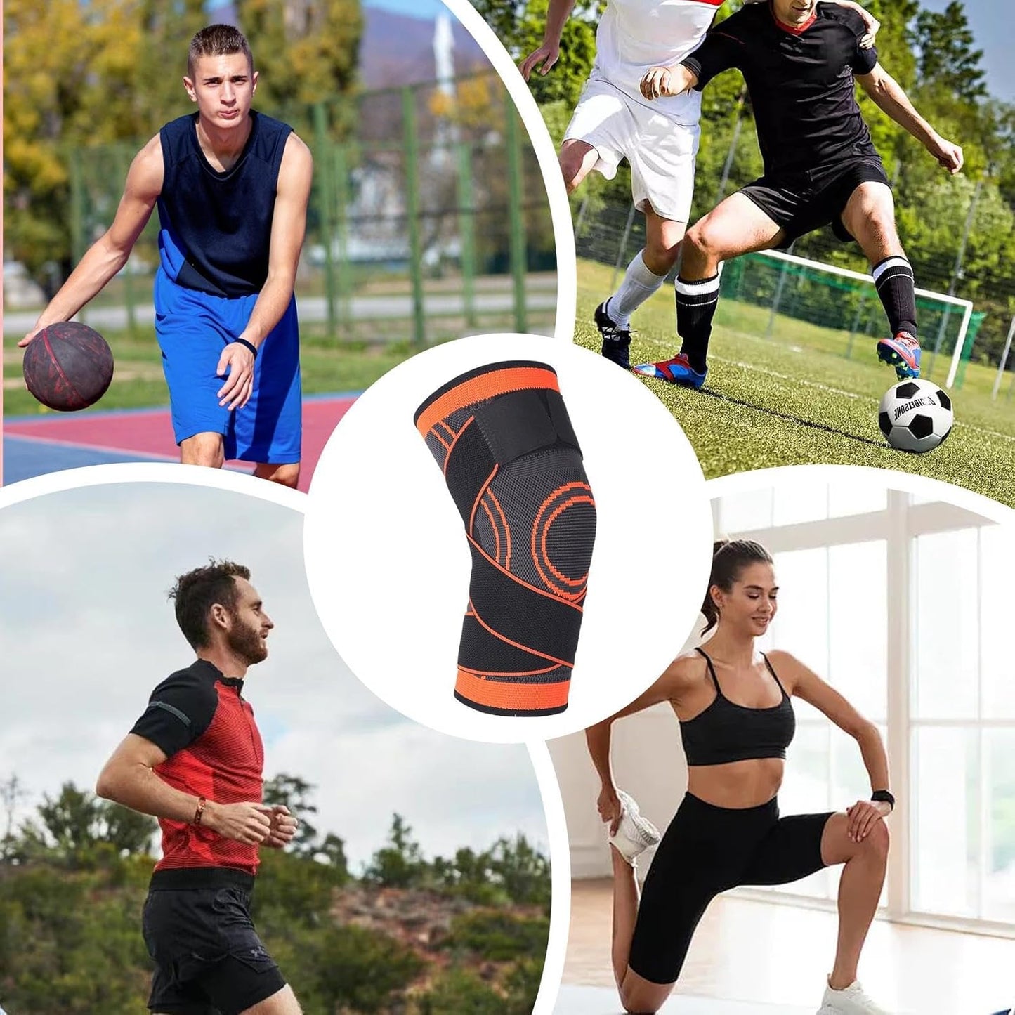 Weight Lifting Knee Straps - Heavy Lifting
